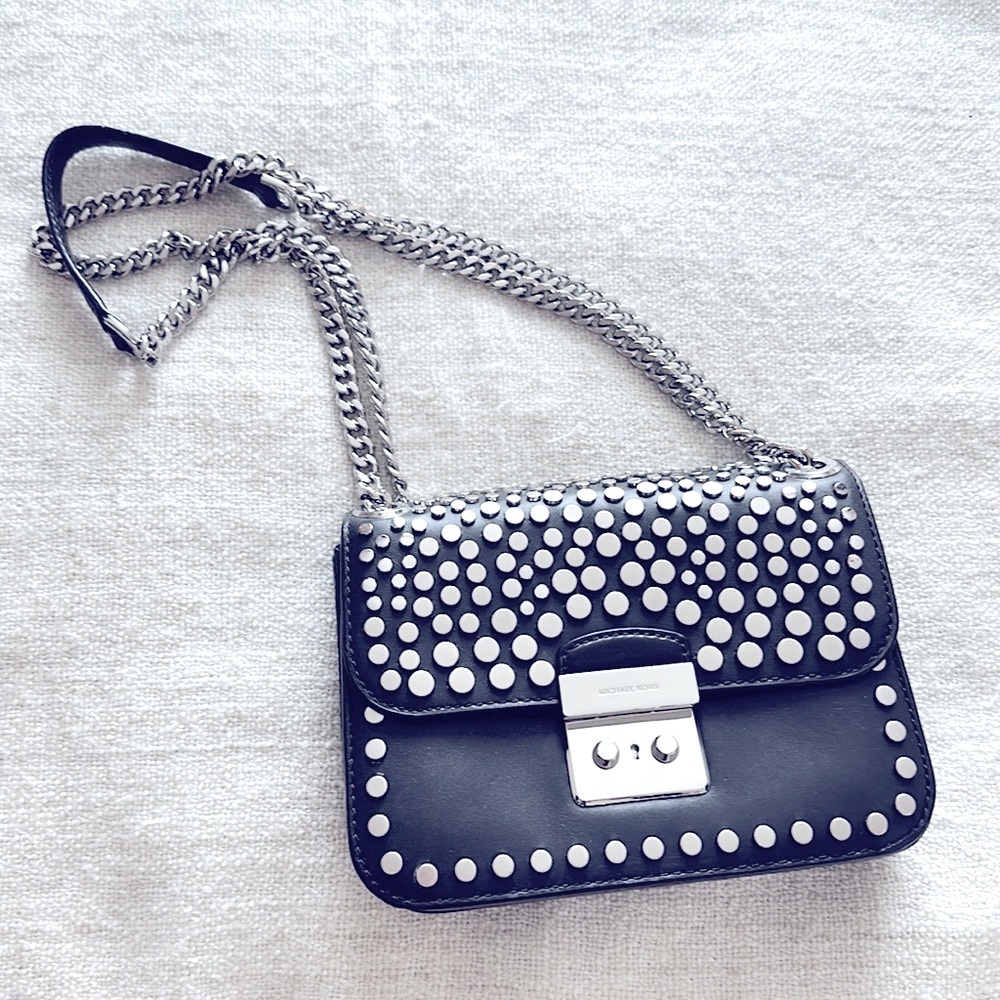 Natural leather Michael Kors cross body bag